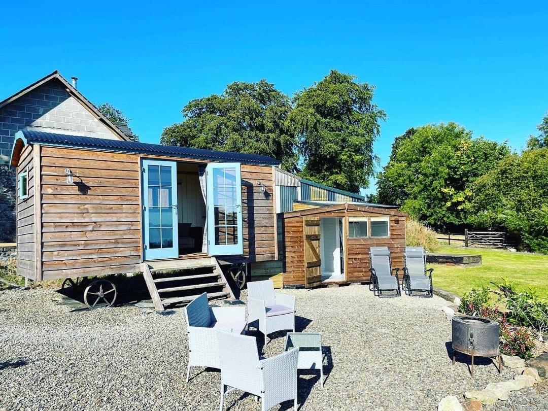 Apartamento The Shepards Hut Llwyn-Dafydd Exterior foto